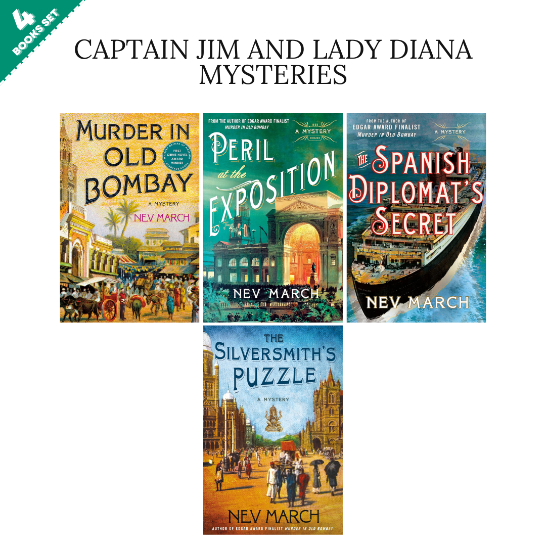 Captain Jim and Lady Diana Mysteries By Nev March (4 Books Set)