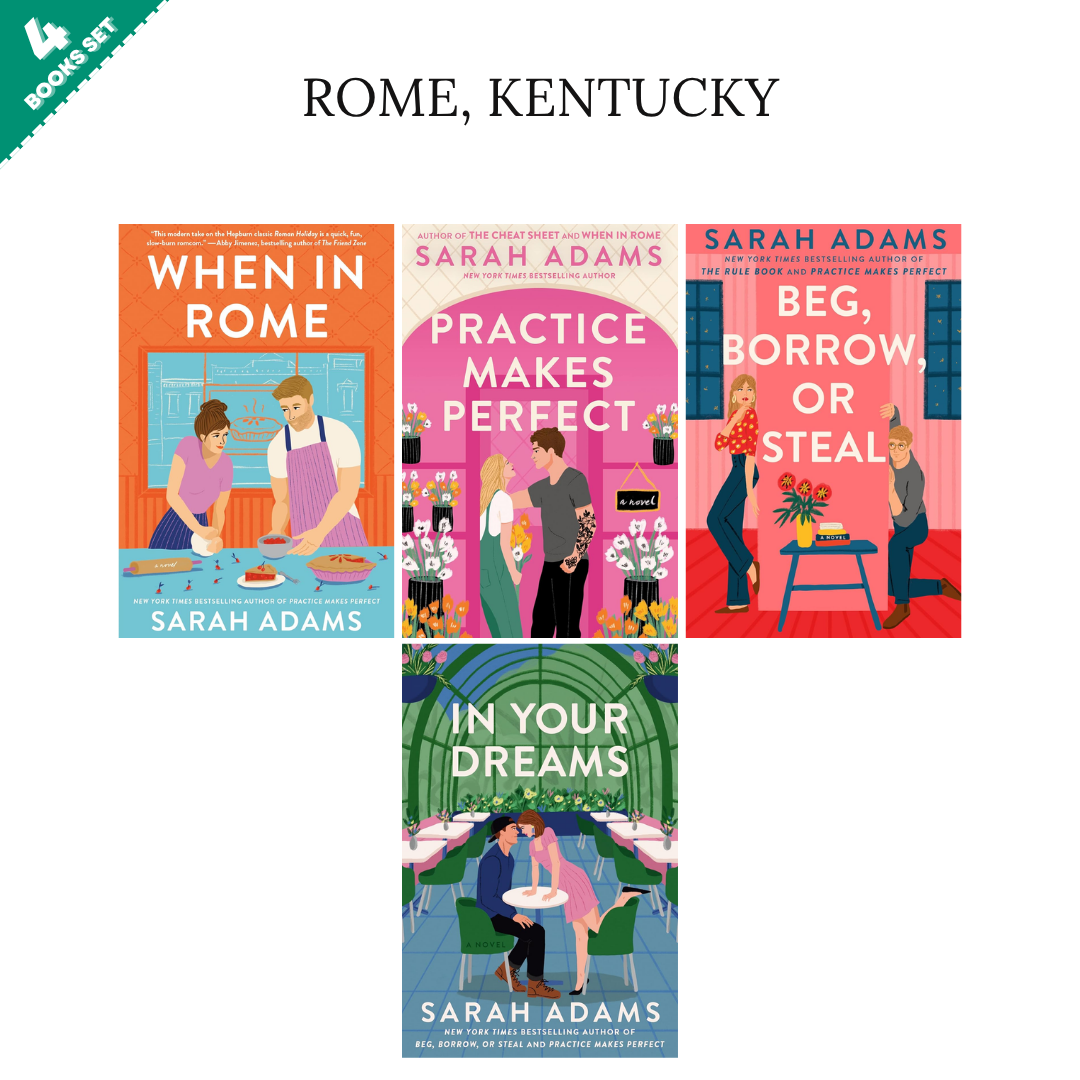 When in Rome Series By Sarah Adams (4 Books Set)