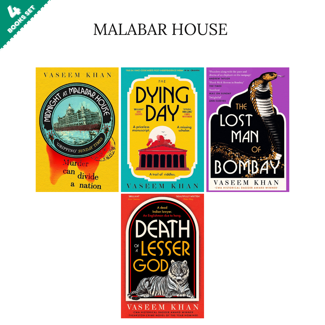 Malabar House series By Vaseem Khan (4 Books Set)