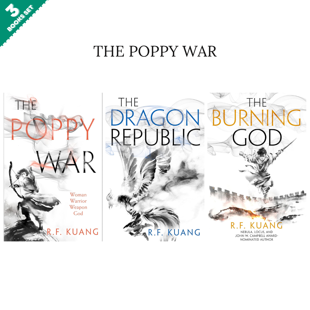 The Poppy War Series by R.F. Kuang (3 Books Set)