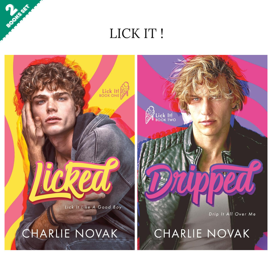 Lick It ! Series By Charlie Novak (2 Books Set)