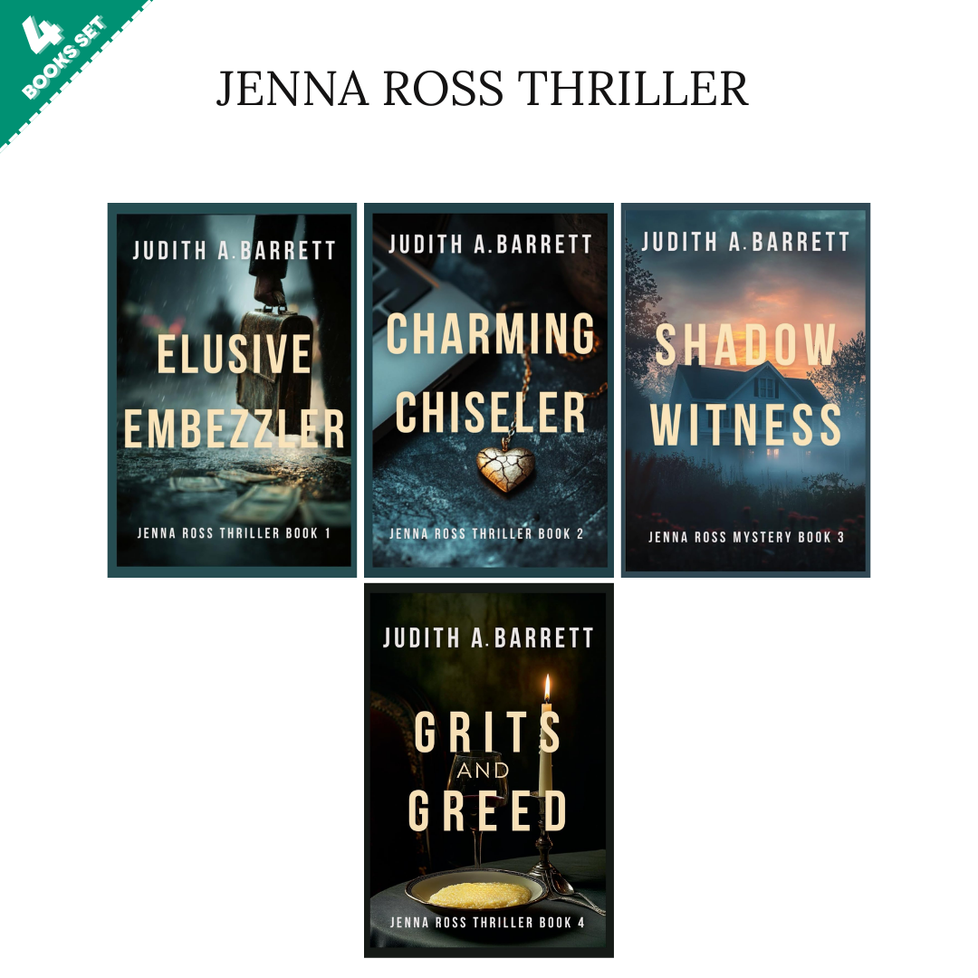 Jenna Ross Thriller Series By Judith A. Barrett (4 Books Set)
