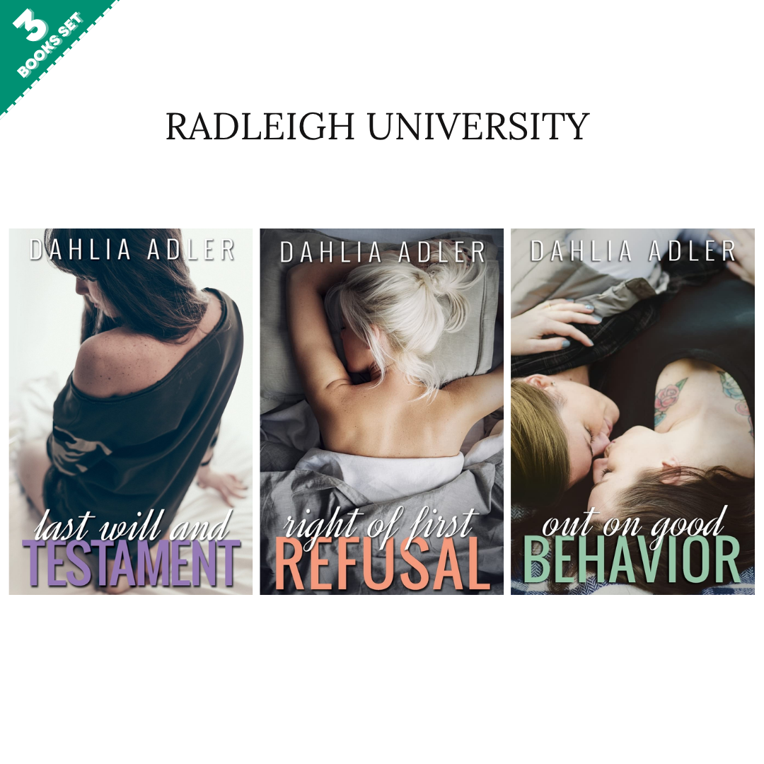 Radleigh University Series By Dahlia Adler (3 Books Set)
