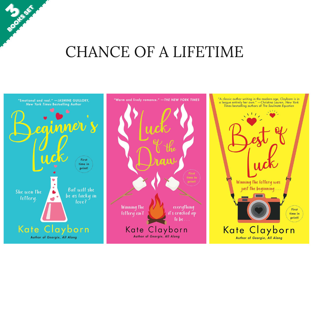 Chance of a Lifetime Series By Kate Clayborn (3 Books Set)