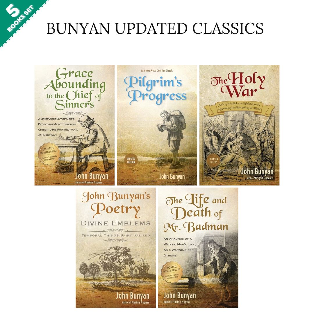 Bunyan Updated Classics Series By John Bunyan (5 Books Set)