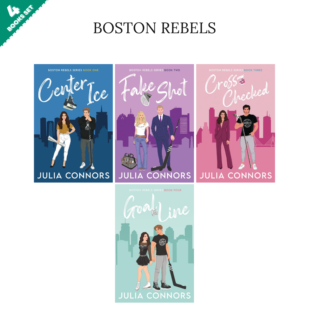 Boston Rebels Series By Julia Connors (4 Books Set)