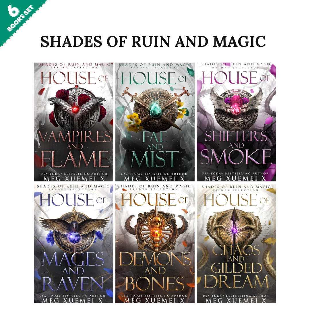Shades of Ruin and Magic series By Meg Xuemei X (6 Books Set)