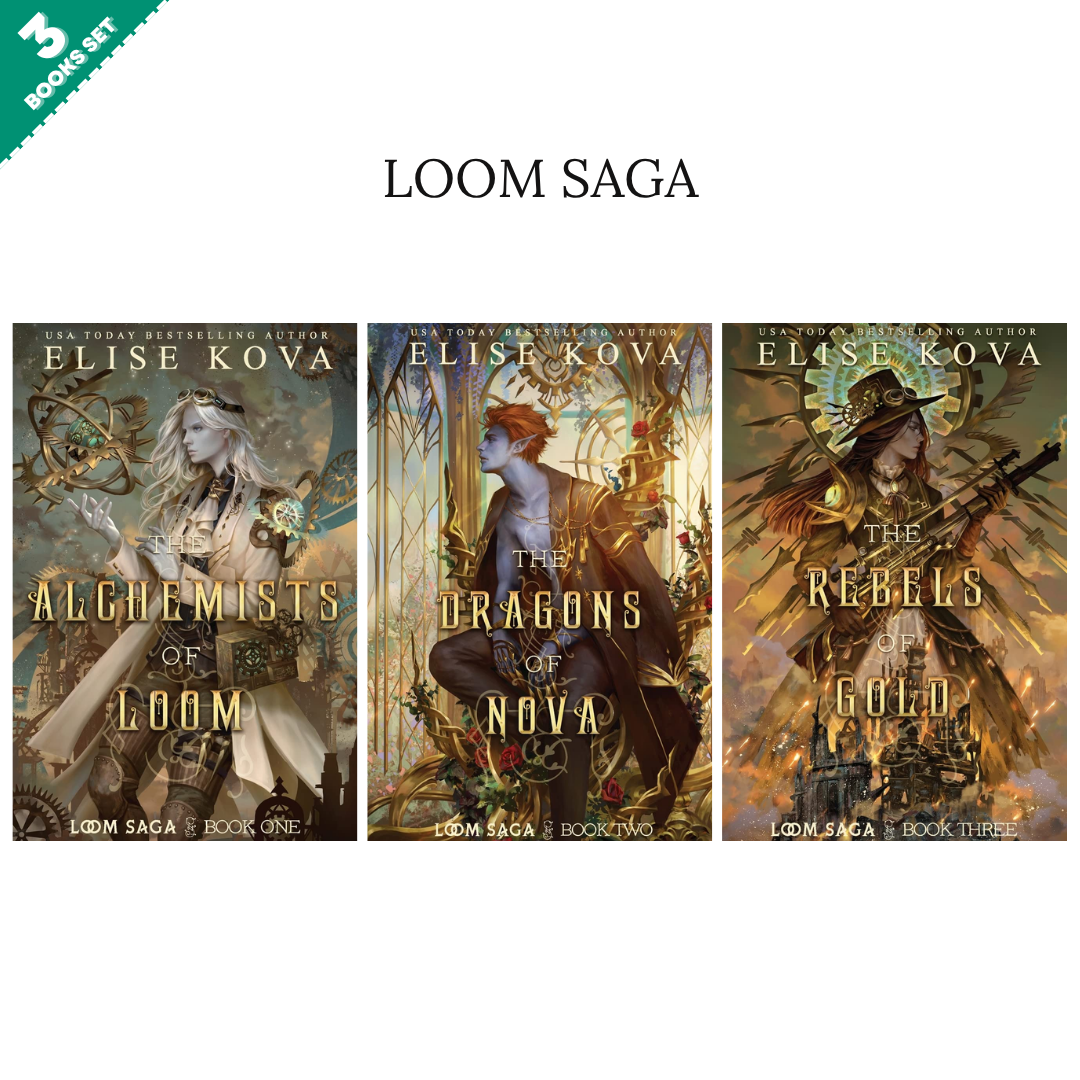 Loom Saga Series By Elise Kova (3 Books Set)