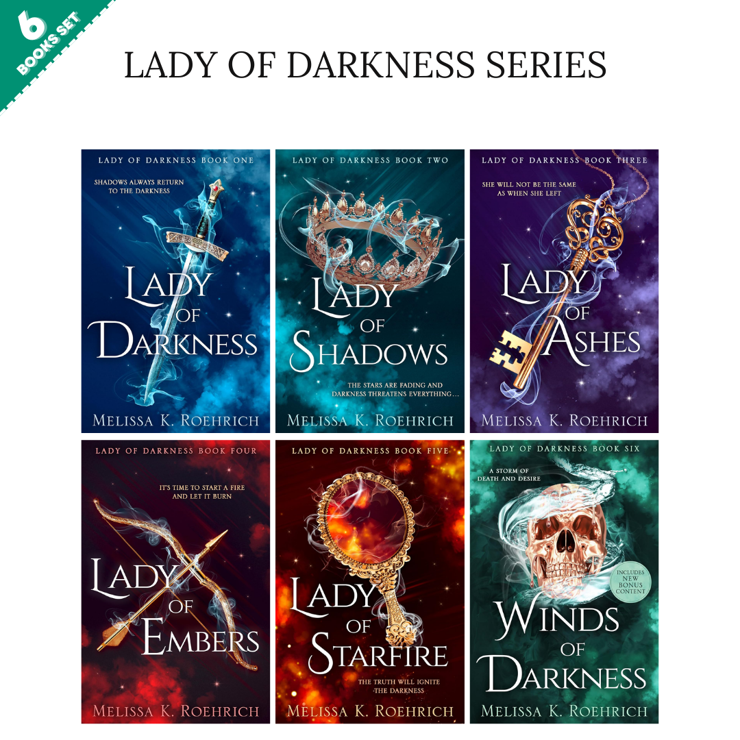 Lady of Darkness Series By Melissa Roehrich (6 Books Set)
