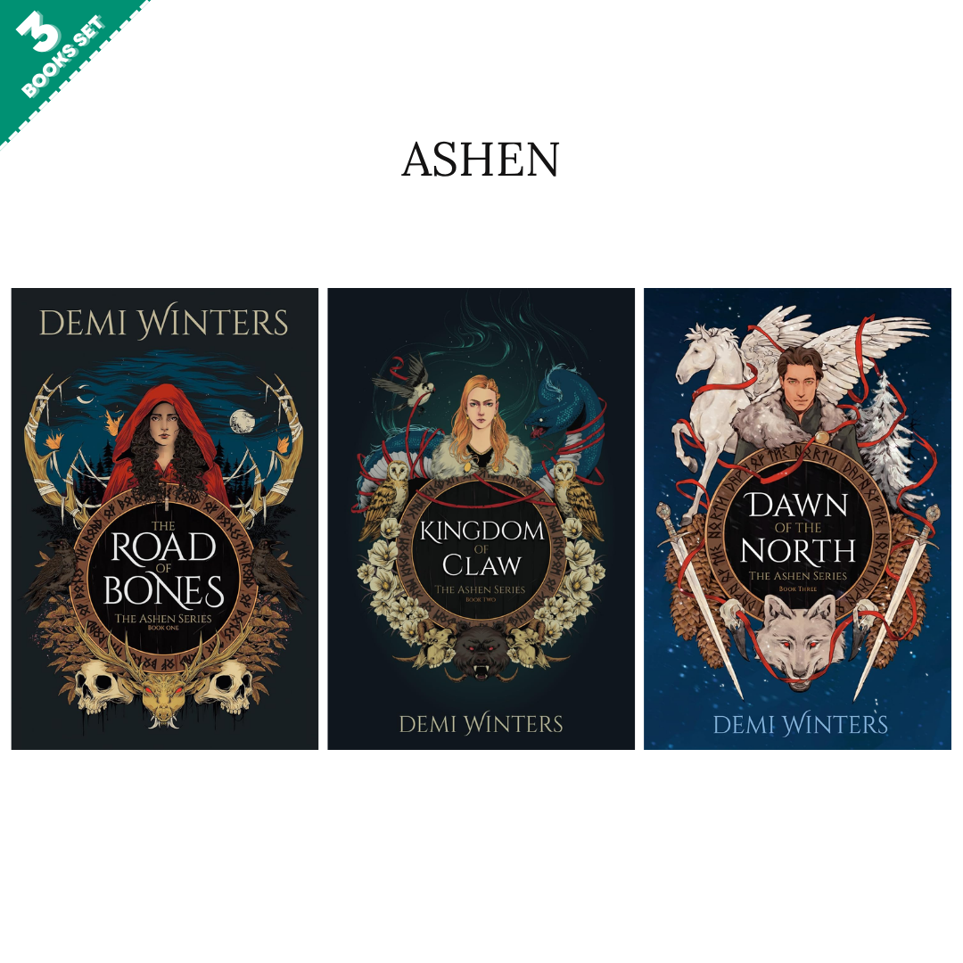 The Ashen Series By Demi Winters (3 Books Set)