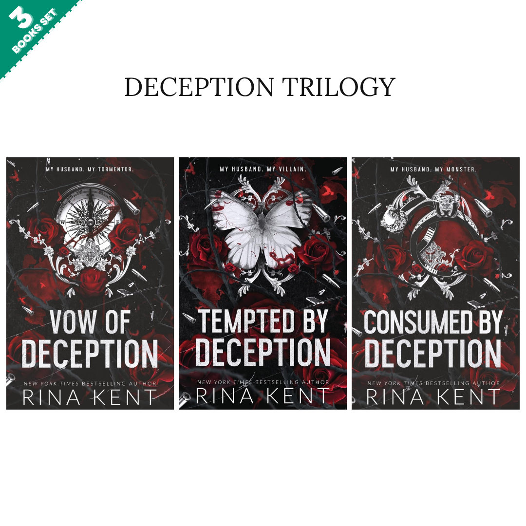Deception Trilogy Series By Rina Kent (3 Books Set)