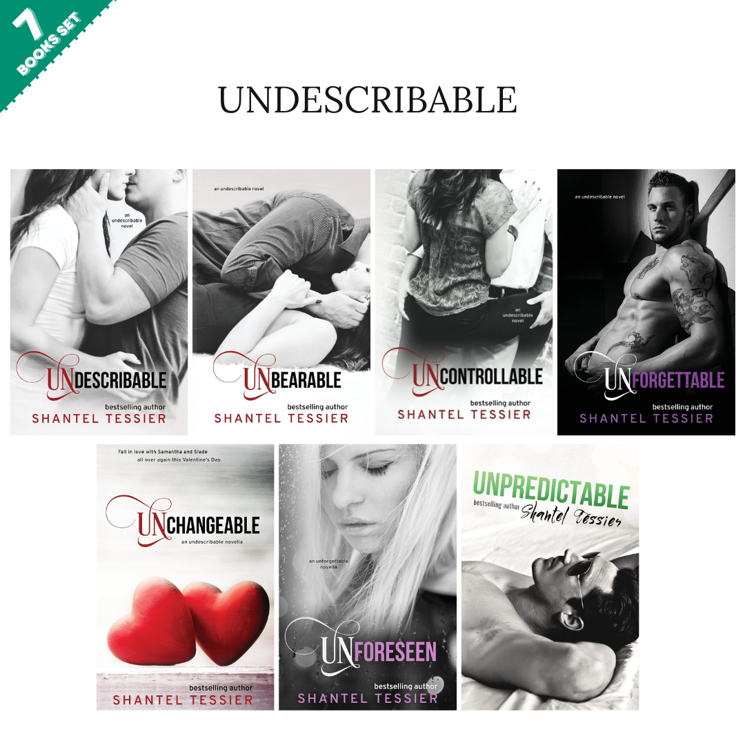 Undescribable Series by Shantel Tessier (7 Books Set)