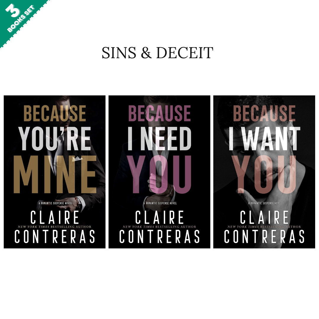 Sins & Deceit Series By Claire Contreras (3 Books Set)