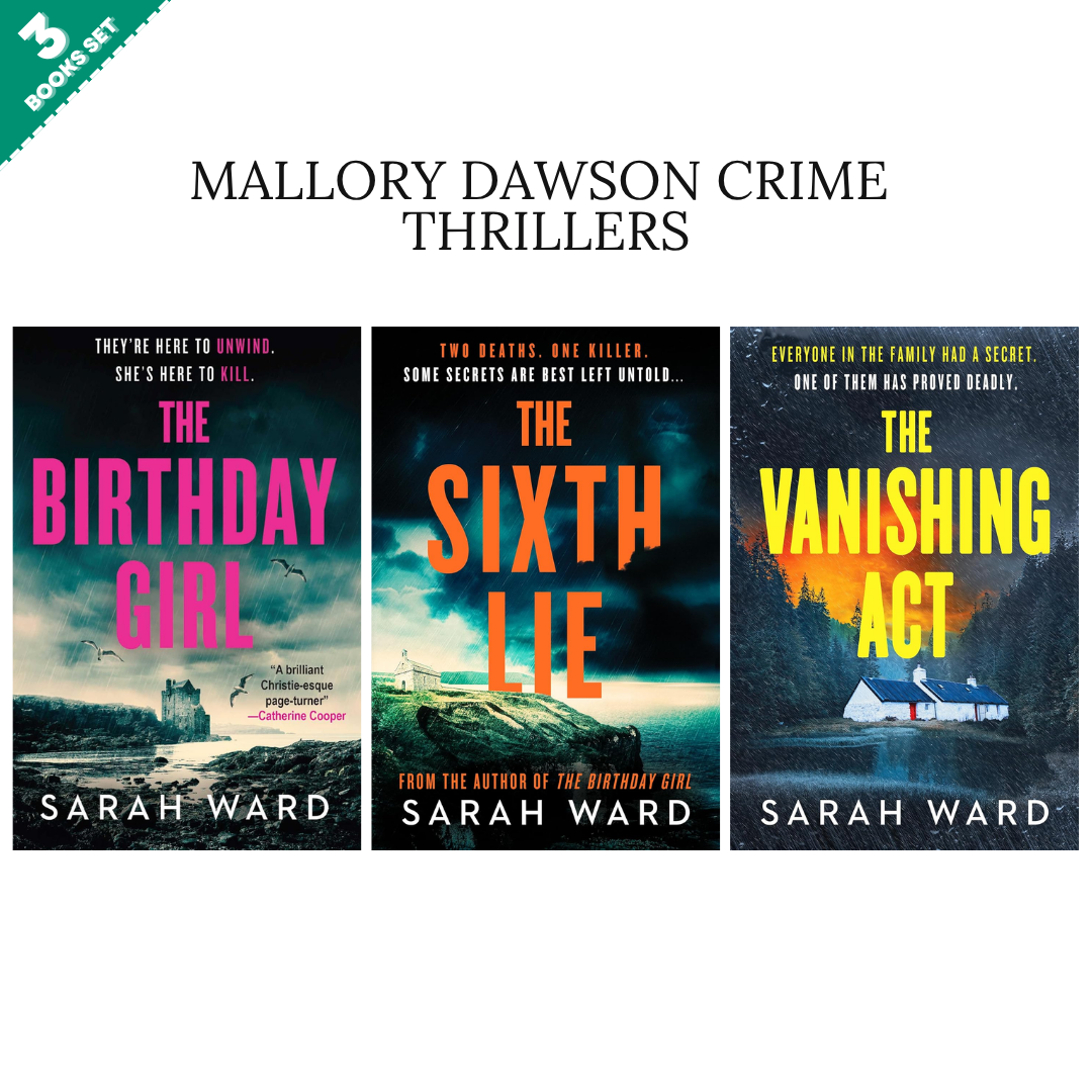 Mallory Dawson Series By Sarah Ward (3 Books Set)