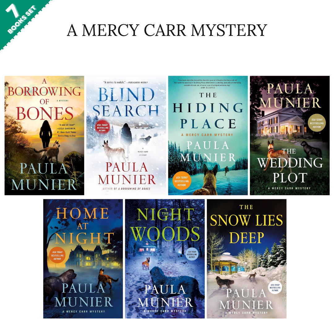 A Mercy Carr Mystery Series By Paula Munier (7 Books Set)