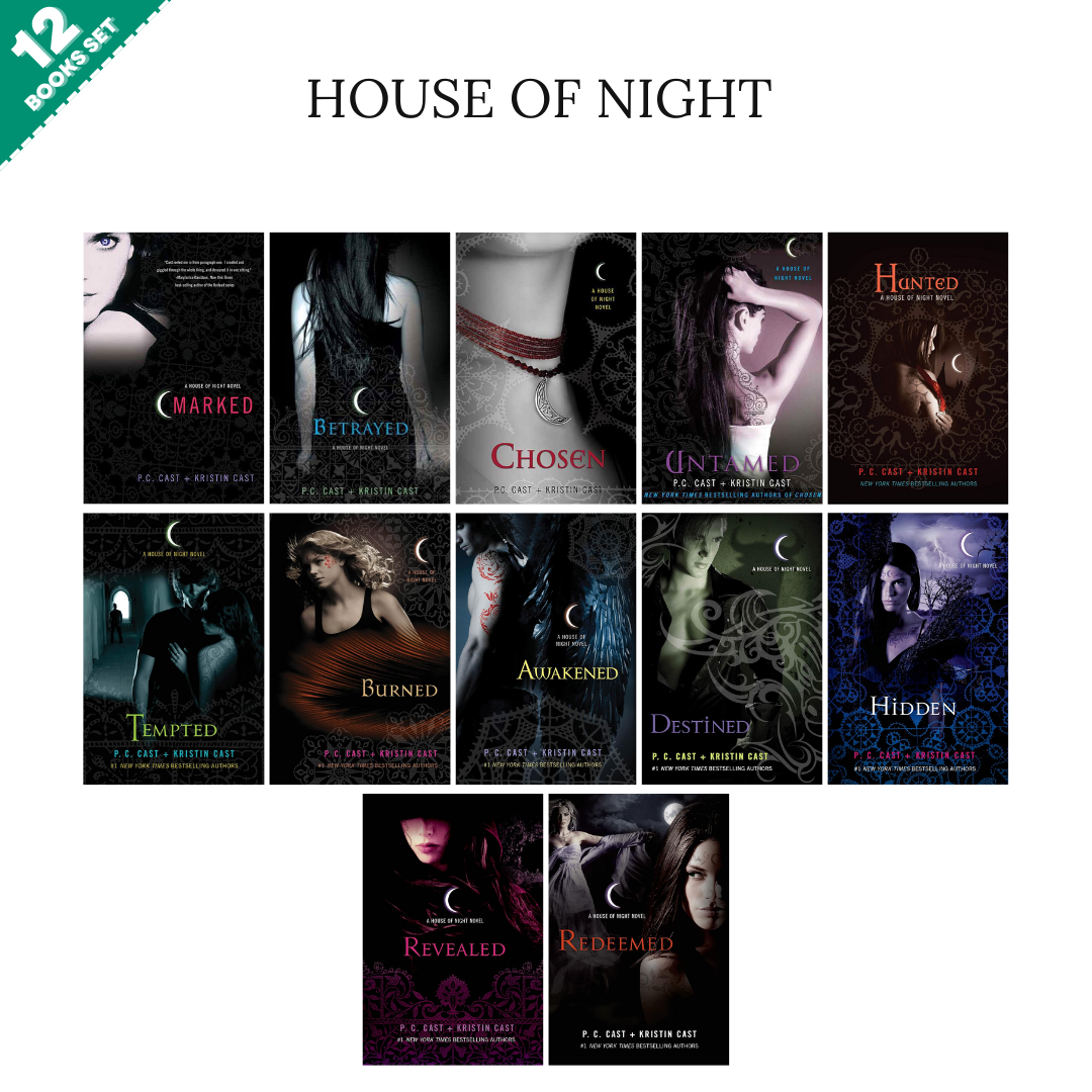 House of Night Series By P. C. Cast (12 Books Set)
