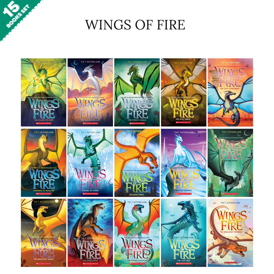 Wings of Fire By Tui T. Sutherland (15 Books Set)