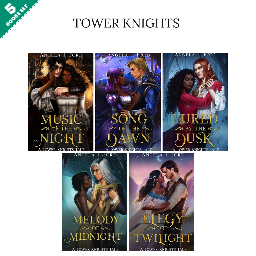 Tower Knights Series by Angela J. Ford (5 Books Set)