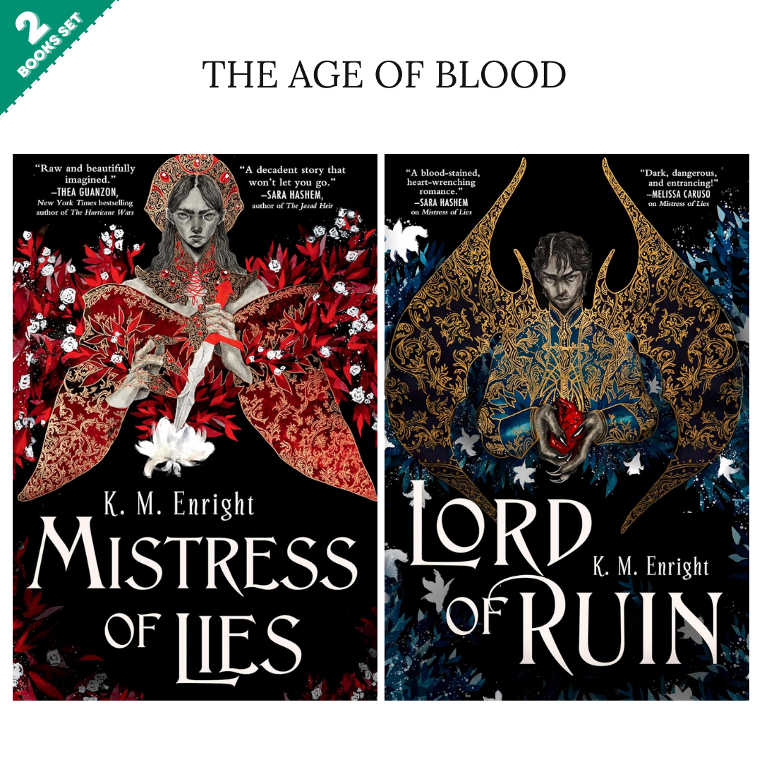 The Age of Blood Series By K.M. Enright (2 Books Set)