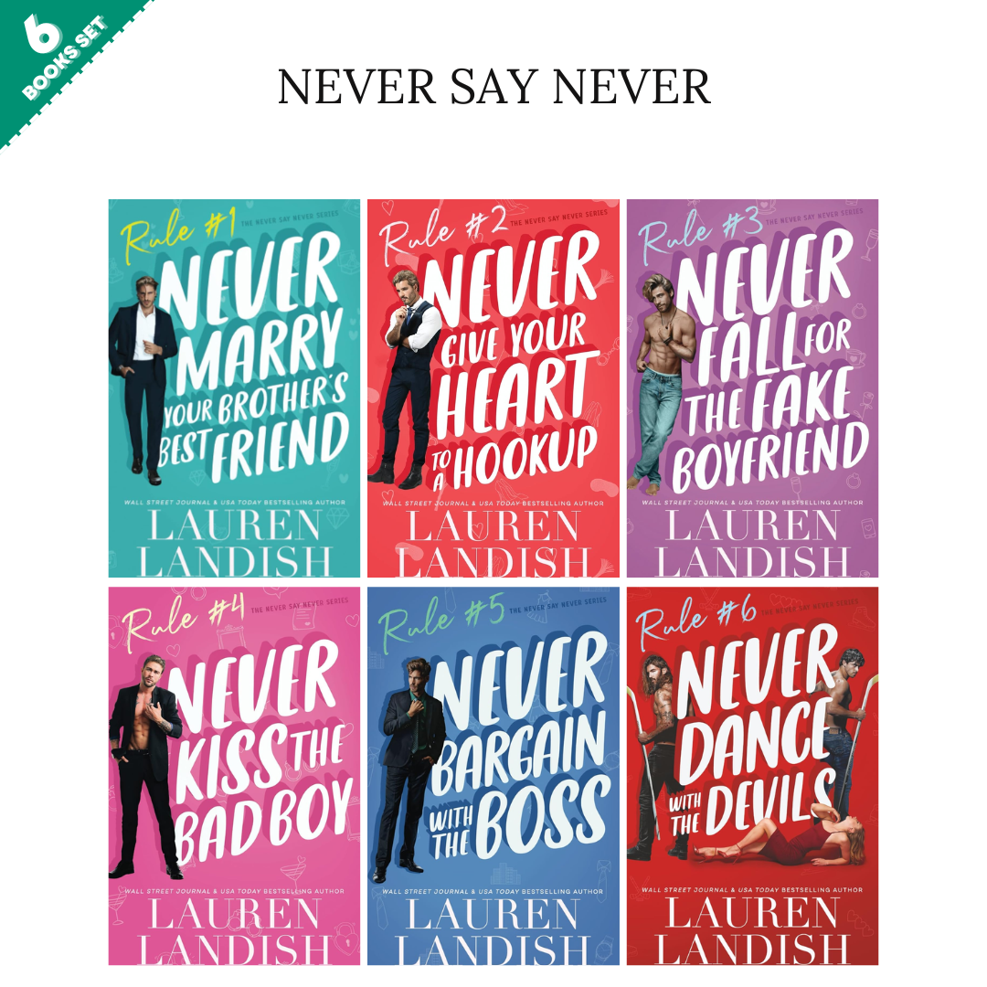 Never Say Never Series By Lauren Landish (6 Books Set)