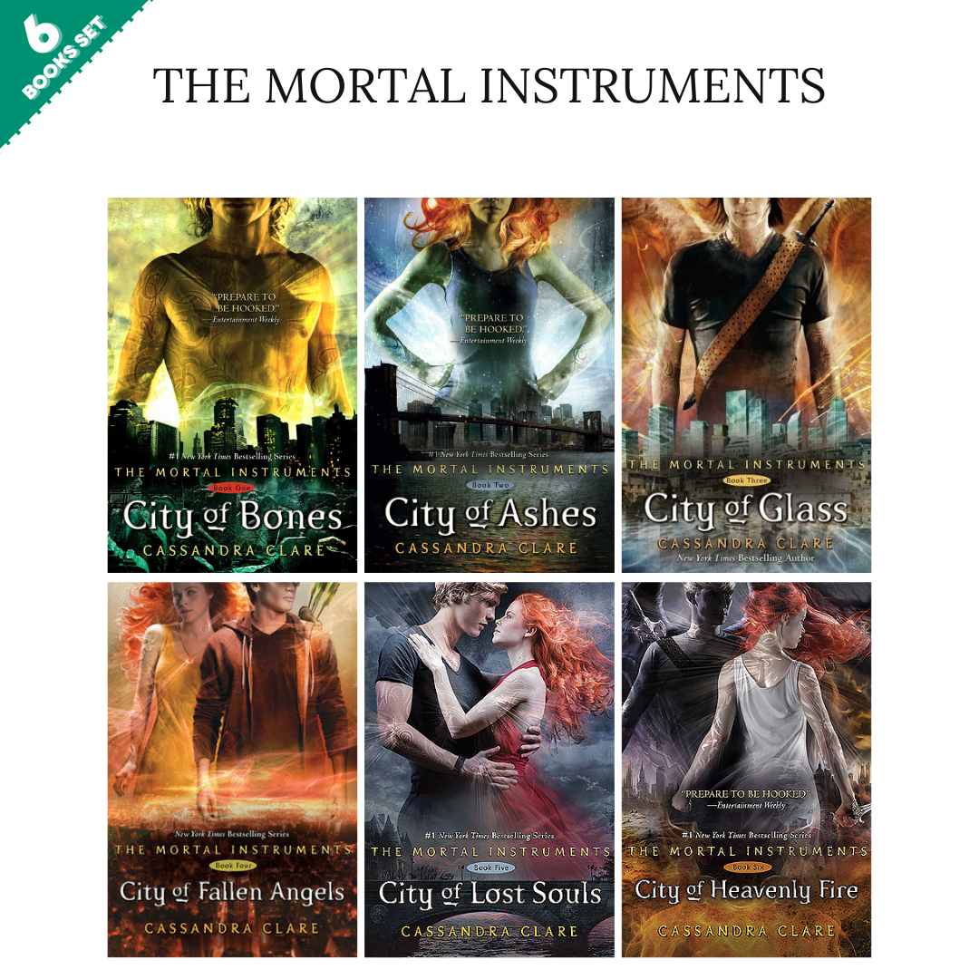 The Mortal Instruments Series By Cassandra Clare (6 Books Set)