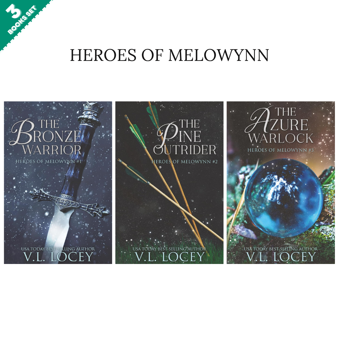 Heroes of Melowynn Series By V.L. Locey (3 Books Set)