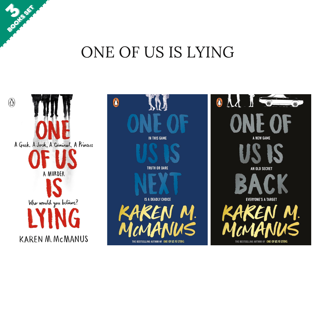 One of Us Is Lying Series by Karen M. McManus (3 Books Set)