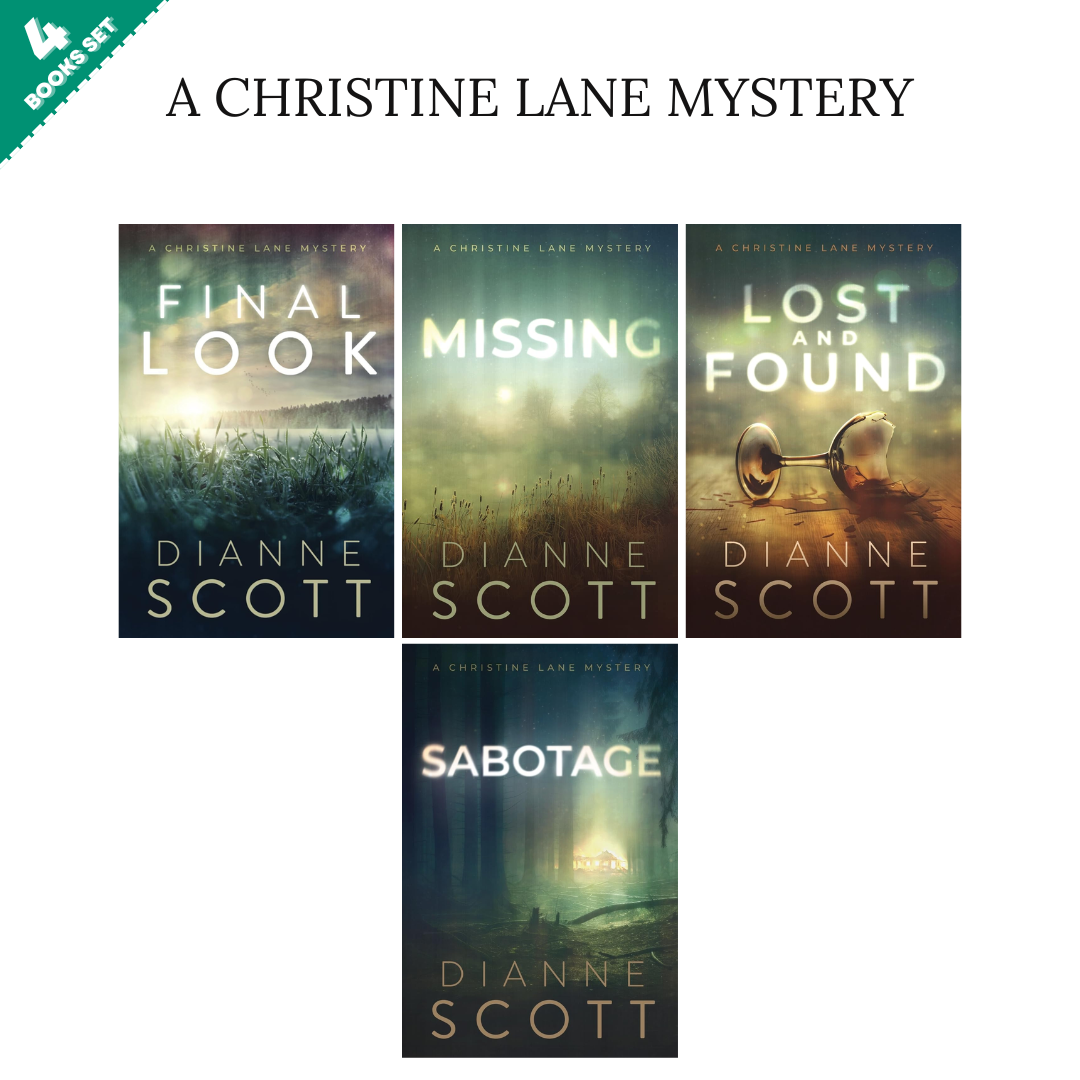 A Christine Lane Mystery Series By Dianne Scott (4 Books Set)