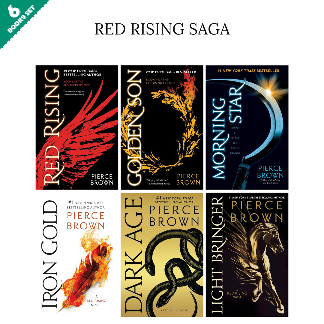 Red Rising Saga by Pierce Brown by Pierce Brown (6 Books Set)