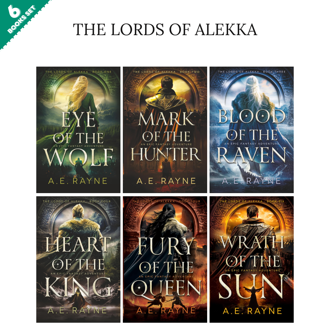 The Lords of Alekka Series By A.E. Rayne (6 Books Set)