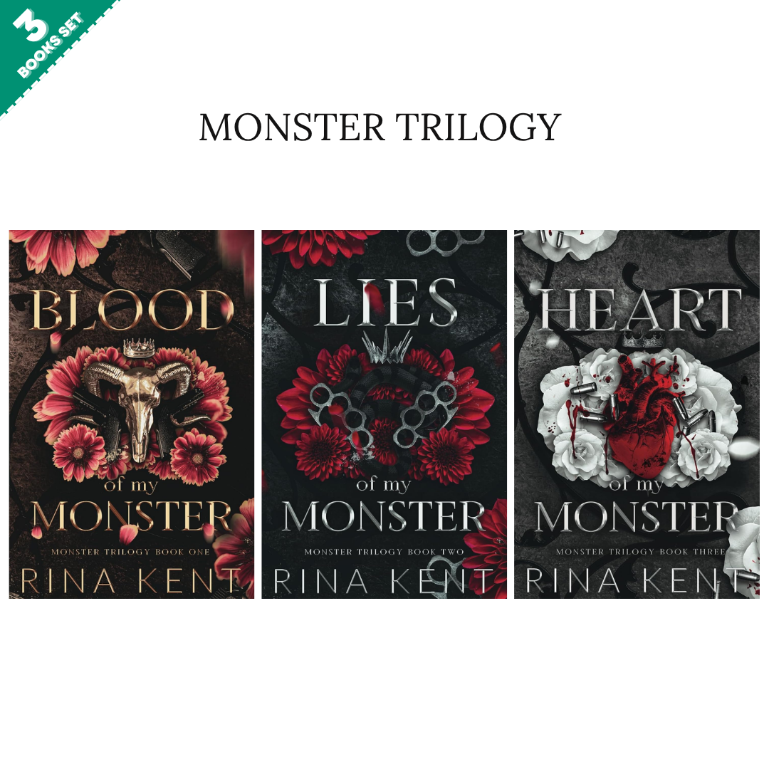 Monster Trilogy Series By Rina Kent (3 Books Set)