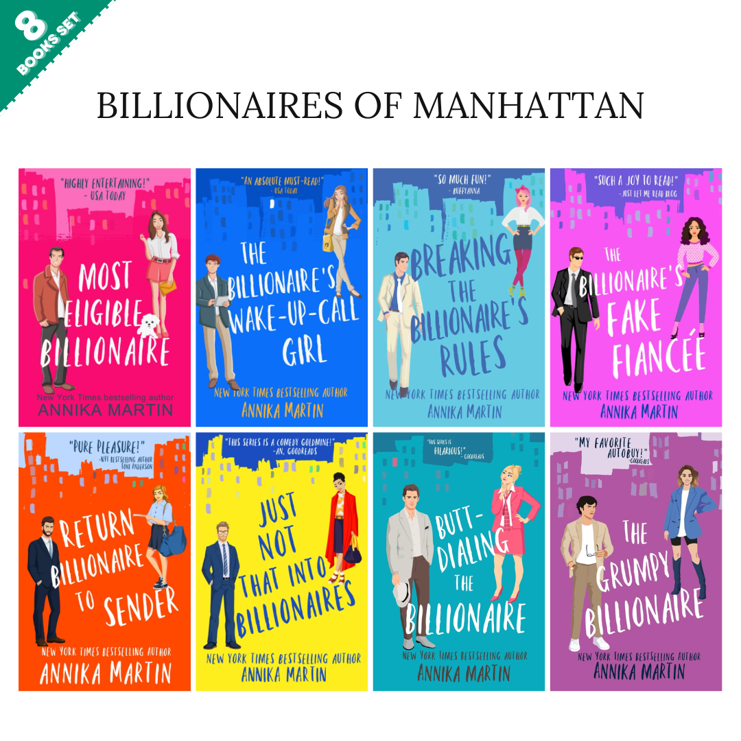 Billionaires of Manhattan Series By Annika Martin (8 Books Set)