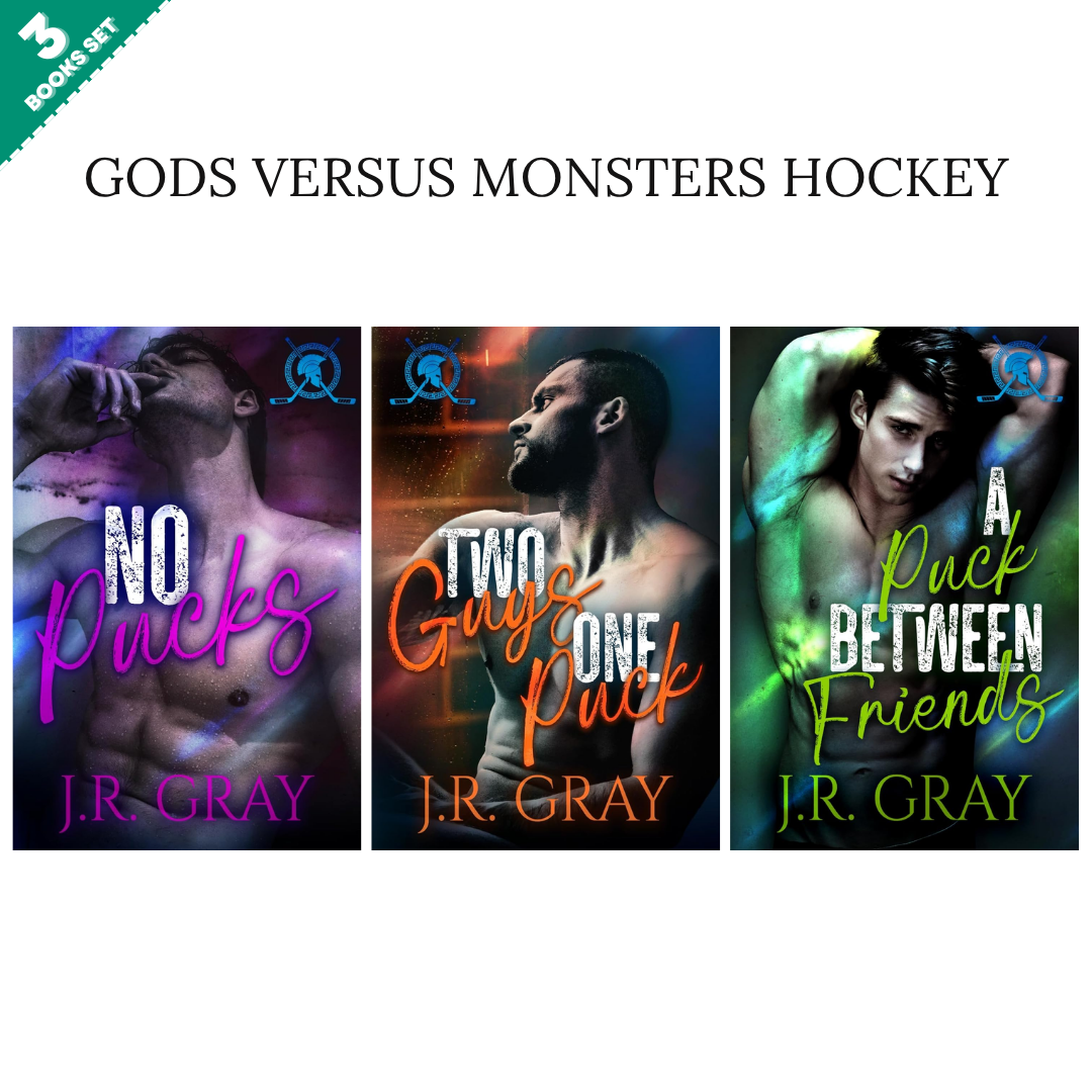 Gods Versus Monsters Hockey Series By J.R. Gray (3 Books Set)