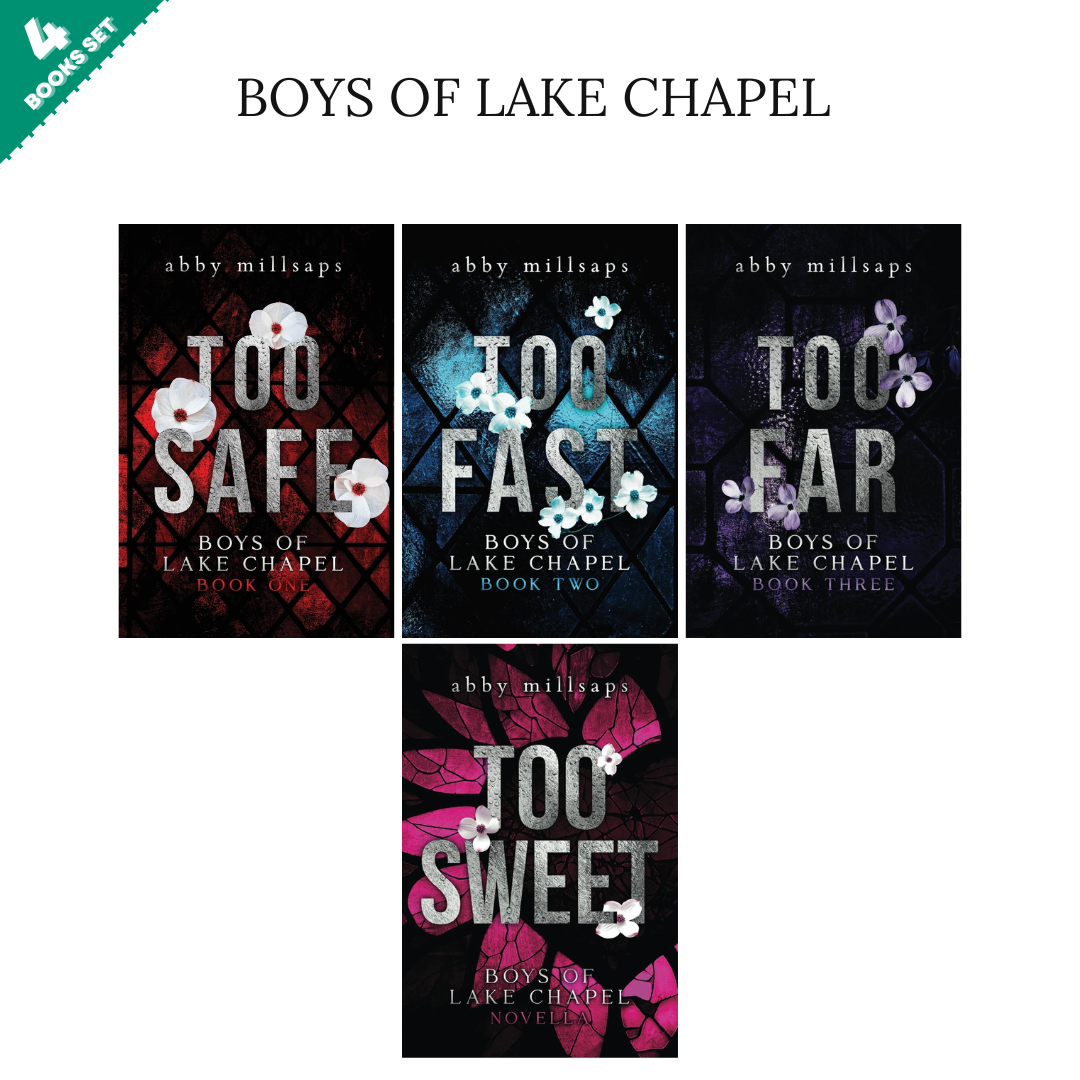 Boys of Lake Chapel Series By Abby Millsaps (4 Books Set)