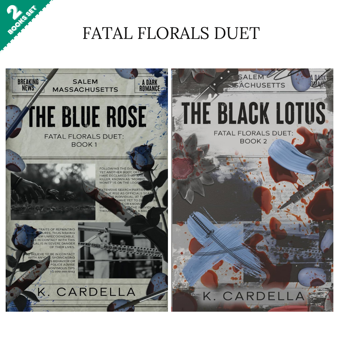 Fatal Florals Duet series By K Cardella (2 Books Set)