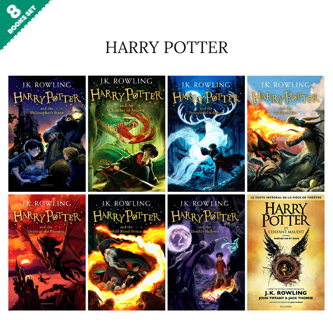 Harry Potter Series By J.K. Rowling (8 Books Set)