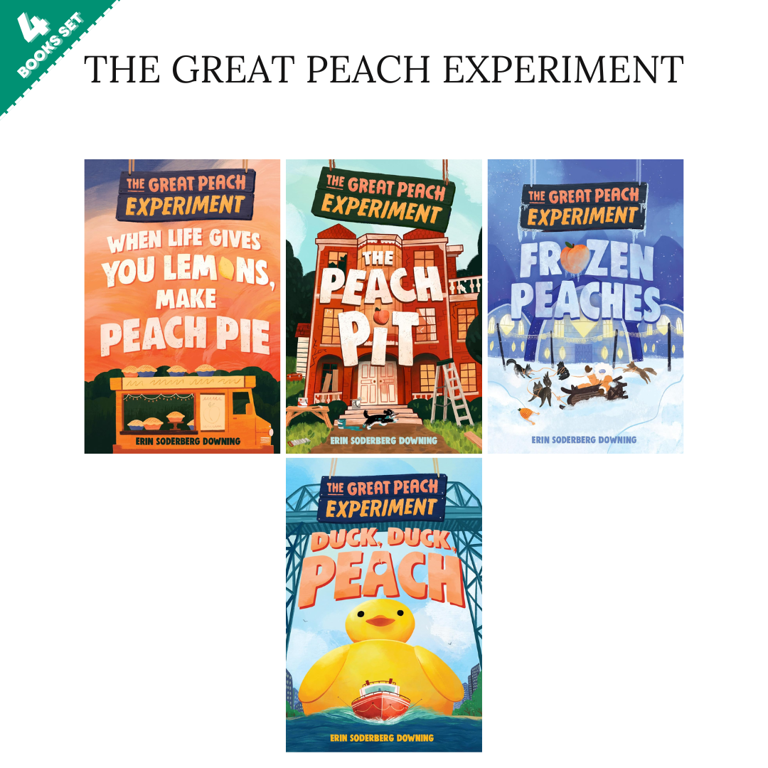 The Great Peach Experiment By Erin Soderberg Downing (4 Books Set)