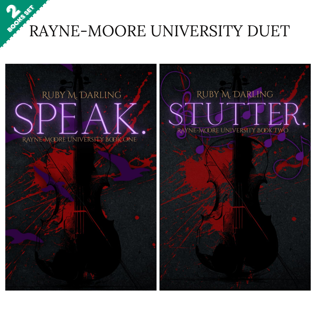 Rayne-Moore University Duet Series By Ruby Darling (2 Books Set)