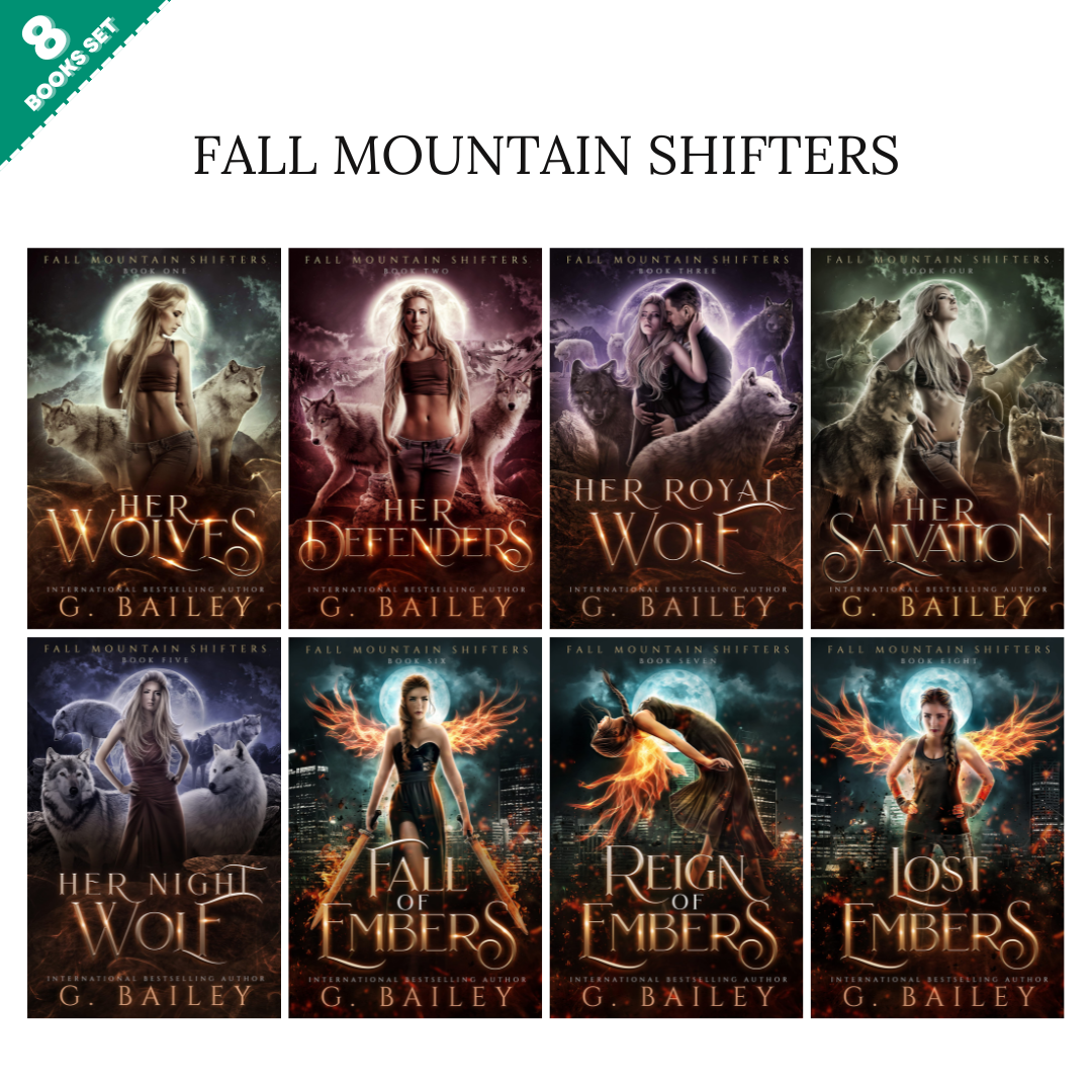 Fall Mountain Shifters Series By G. Bailey (8 Books Set)