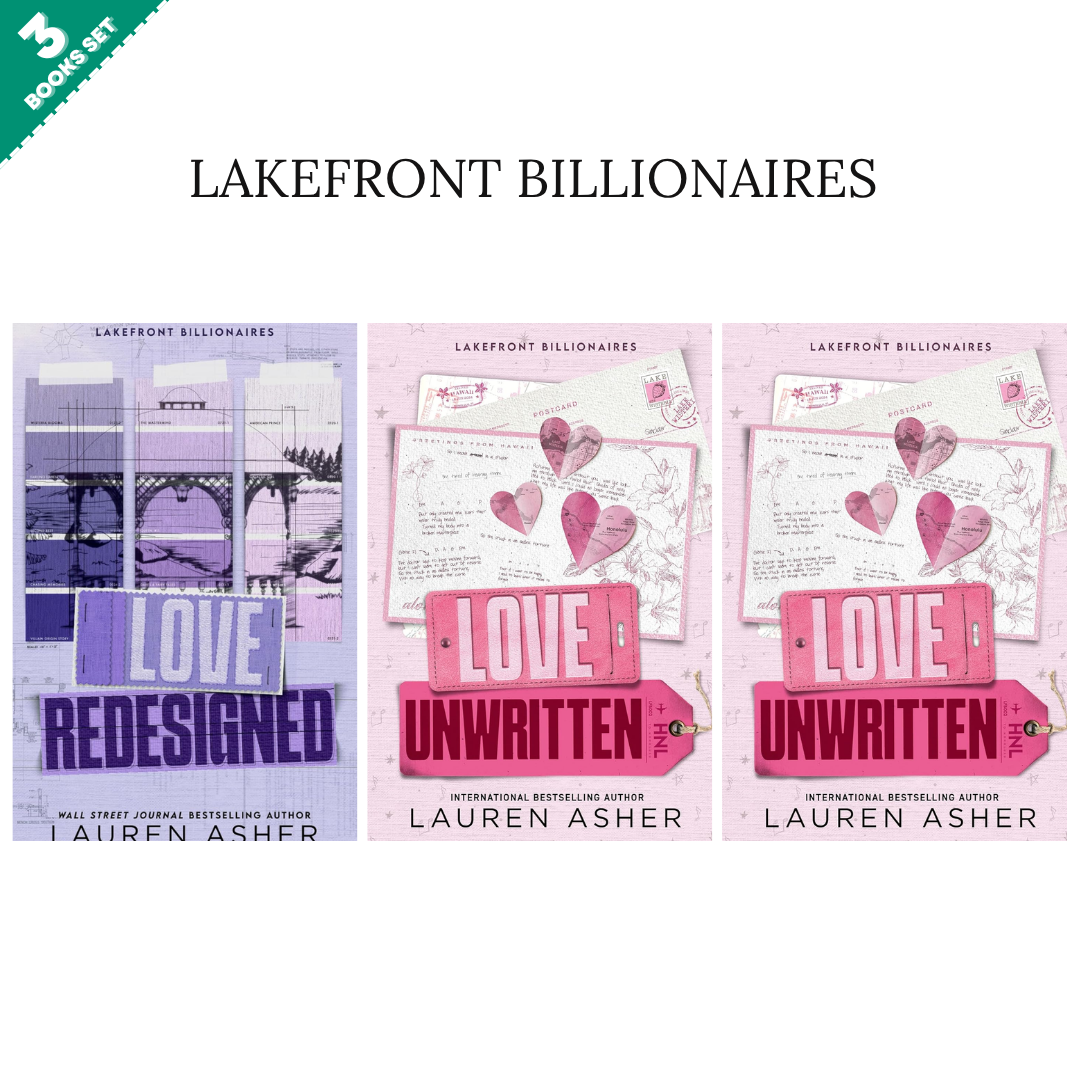 Lakefront Billionaires Series By Lauren Asher (3 Books Set)