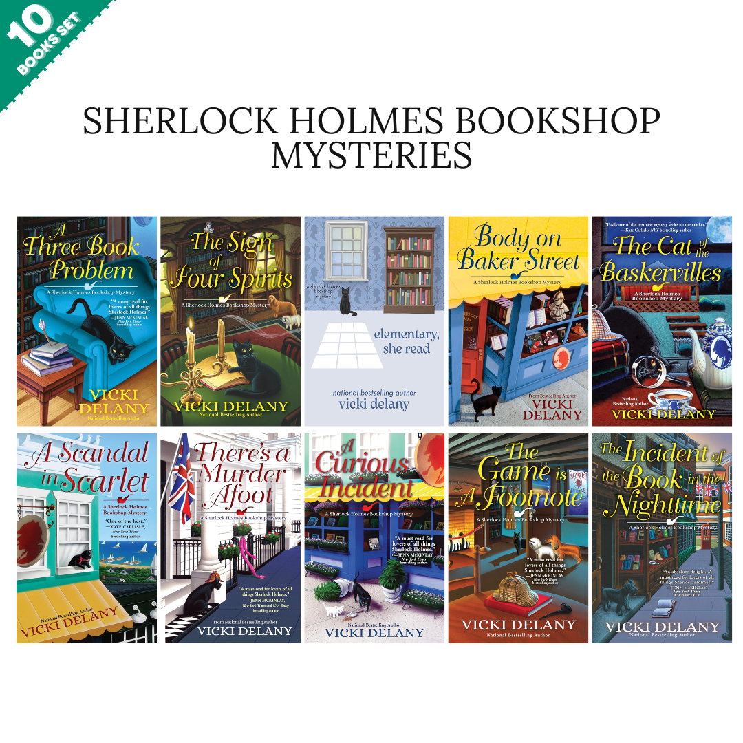 Sherlock Holmes Bookshop Mysteries Series By Vicki Delany (10 Books Sets)