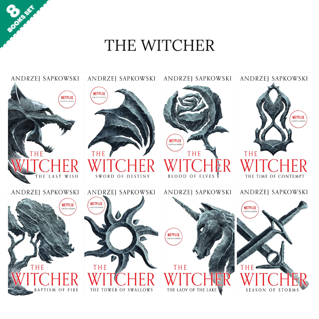 The Witcher Series by Andrzej Sapkowski (8 Books Set)