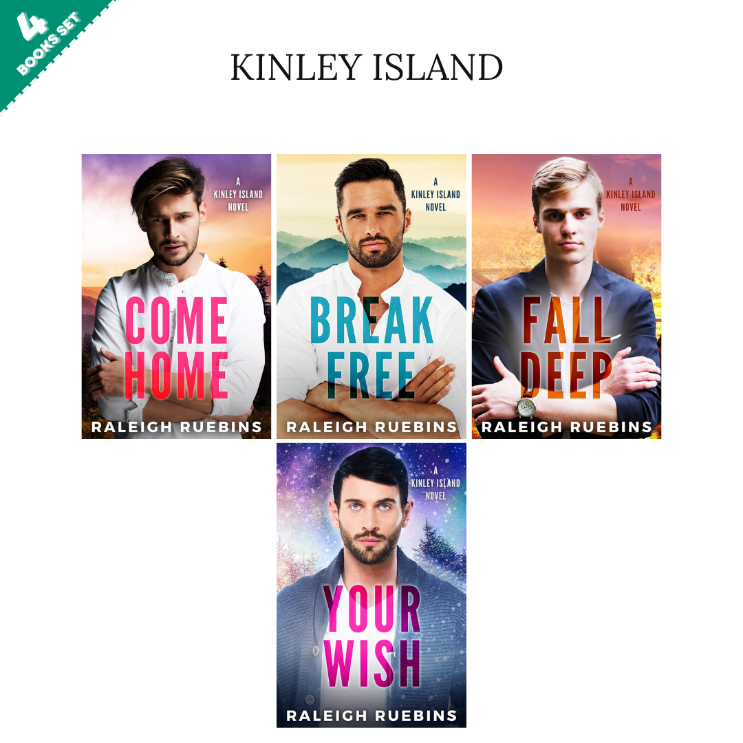 Kinley Island Series By Raleigh Ruebins (4 Books Set)