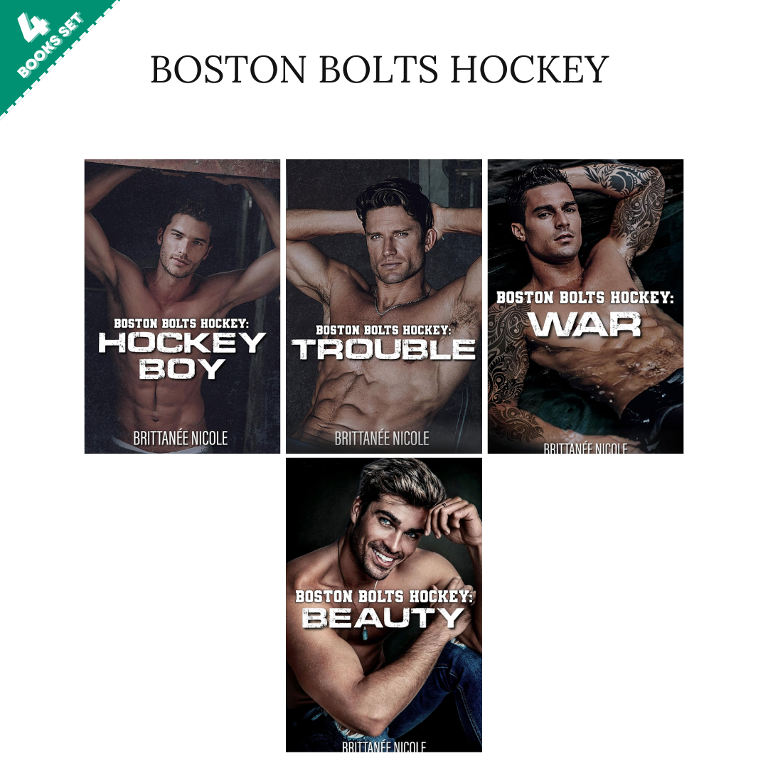 Boston Bolts Hockey Series By Brittanee Nicole (4 Books Set)