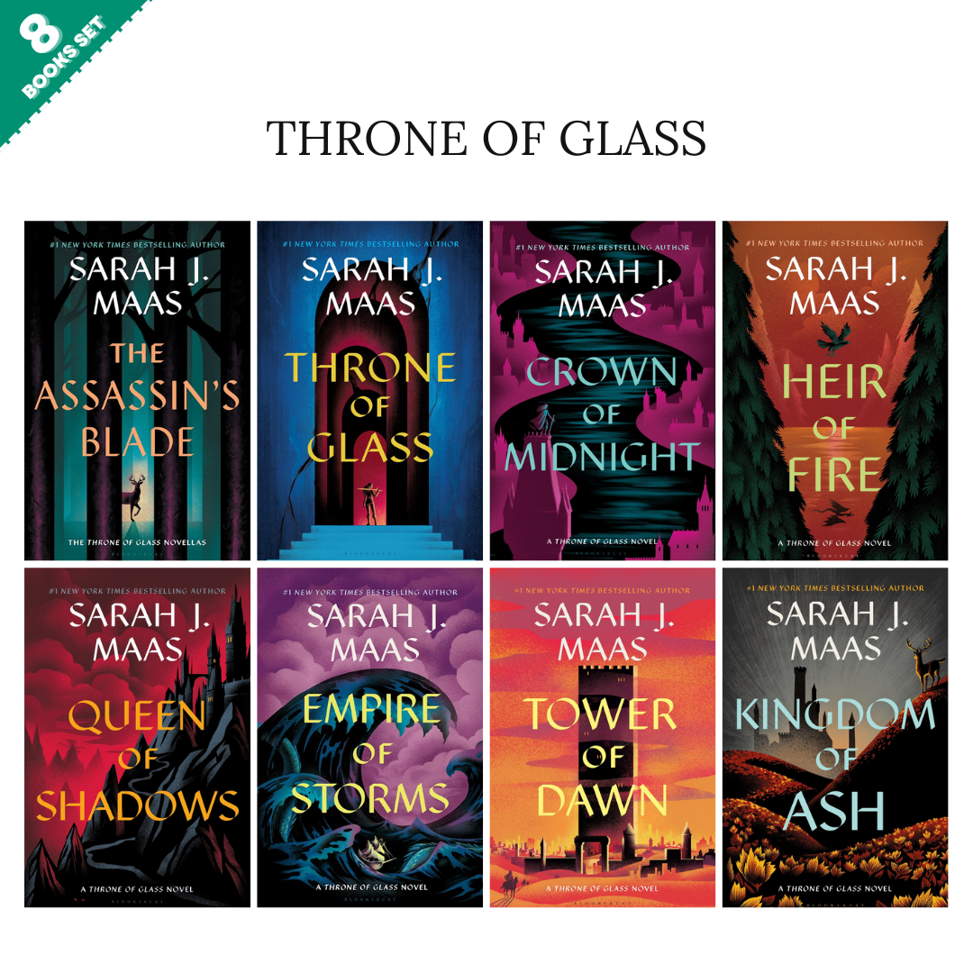 Throne of Glass Series By Sarah J. Maas (8 Books Set)