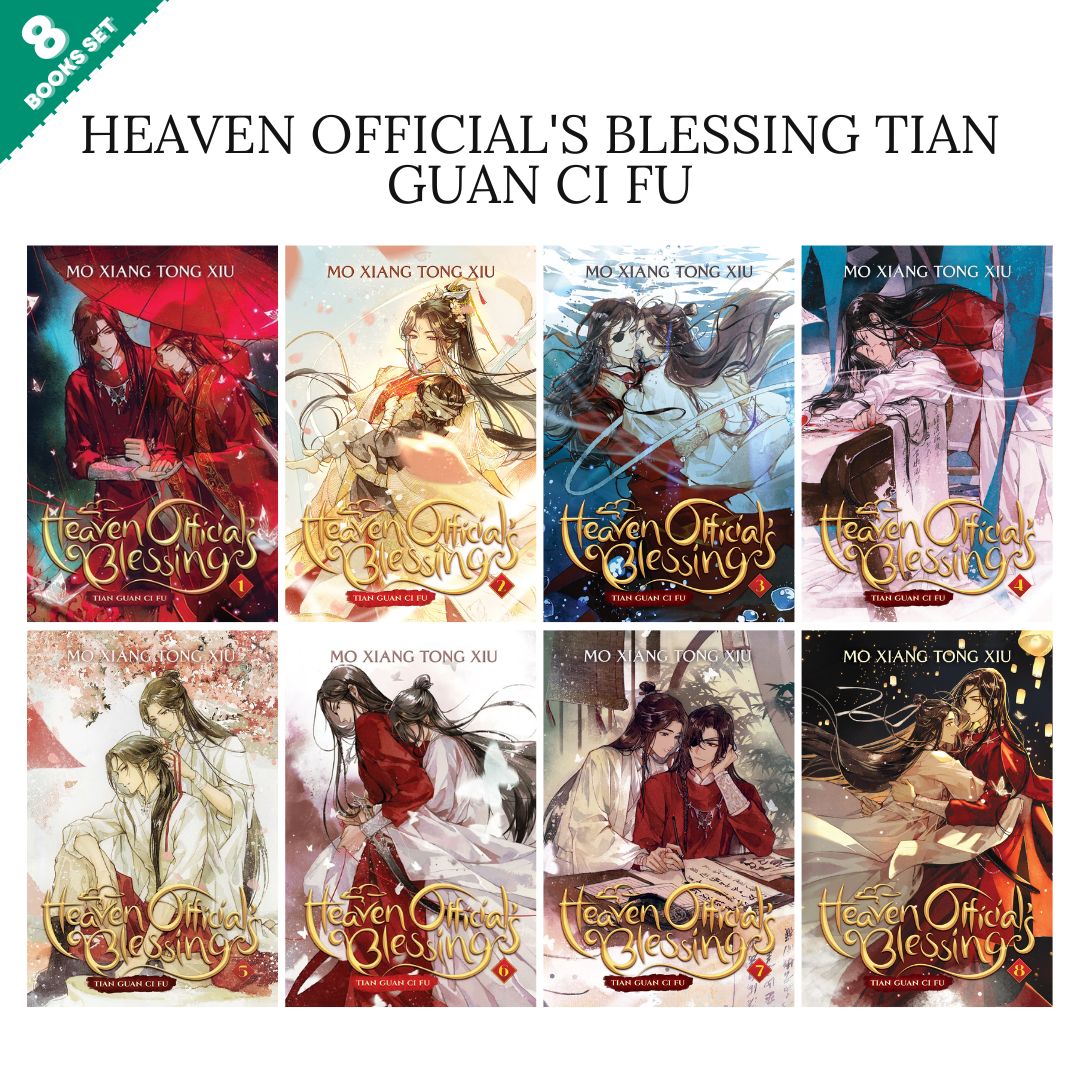 Heaven Official's Blessing Tian Guan Ci Fu Series by Mò Xiāng Tóng Xiù (8 Books Set)