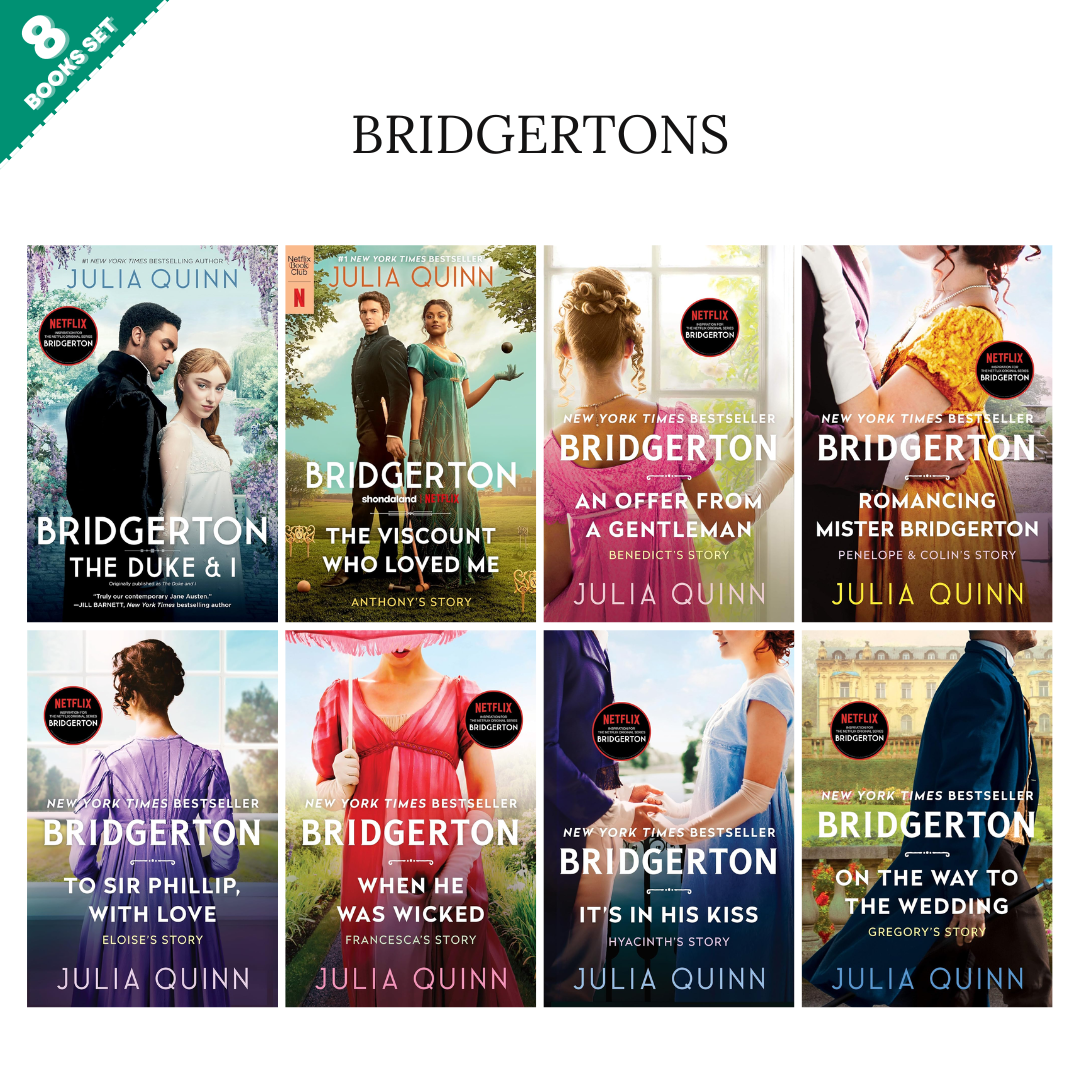 Bridgertons Series by Julia Quinn (8 Books Set)