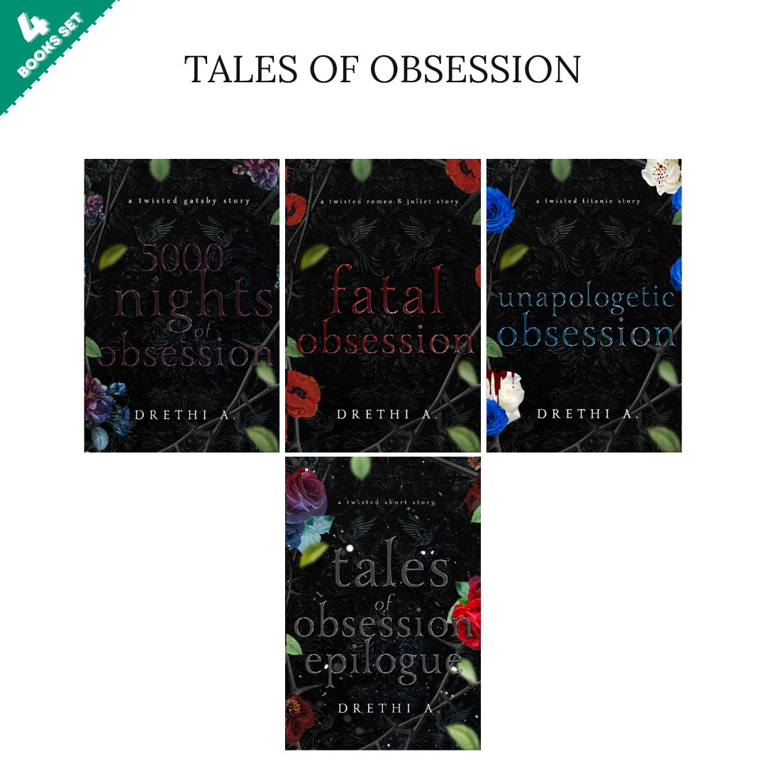 Tales of Obsession Series By Drethi A (4 Books Set)