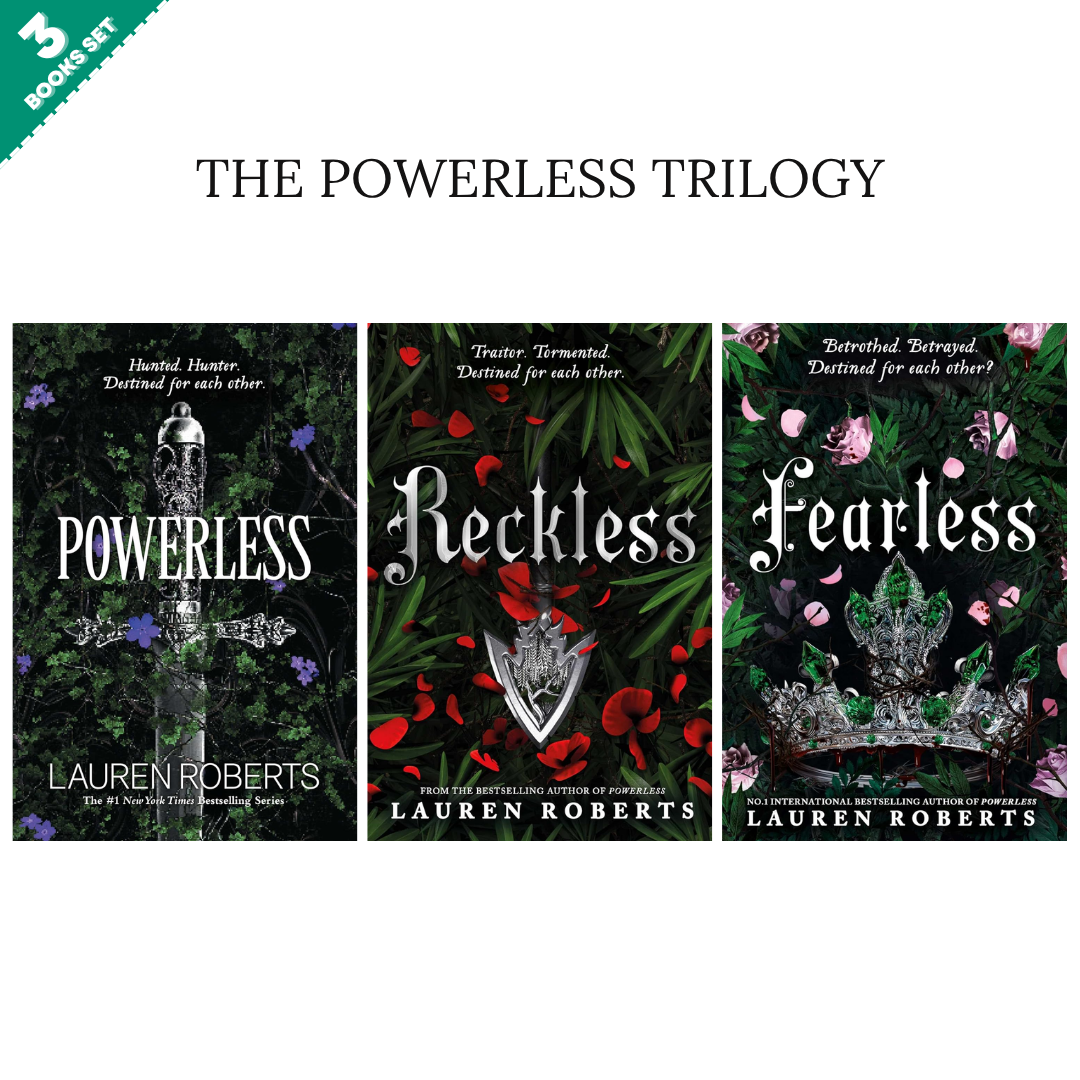 The Powerless Trilogy Series By Lauren Roberts (3 Books Set)