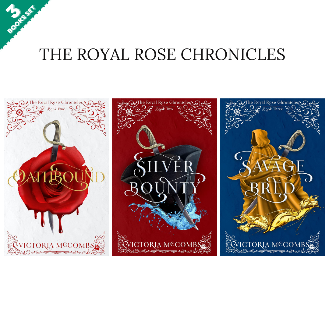 The Royal Rose Chronicles Series By Victoria McCombs (3 Books Set)